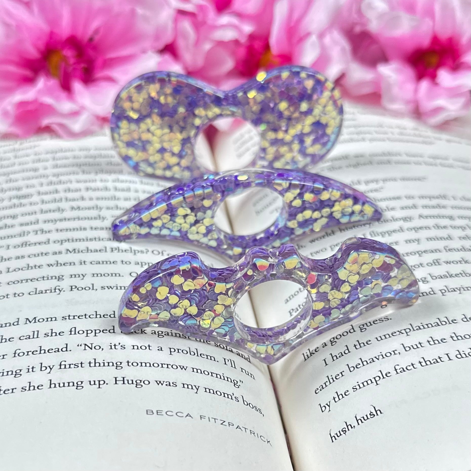 Glitter Resin Page Holders – Charming Chapters